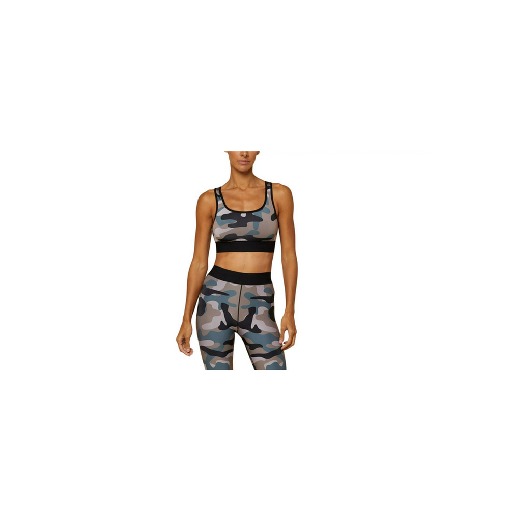 Cor by Ultracor Women Camo-Print Medium-Impact Sports Bra Size XS